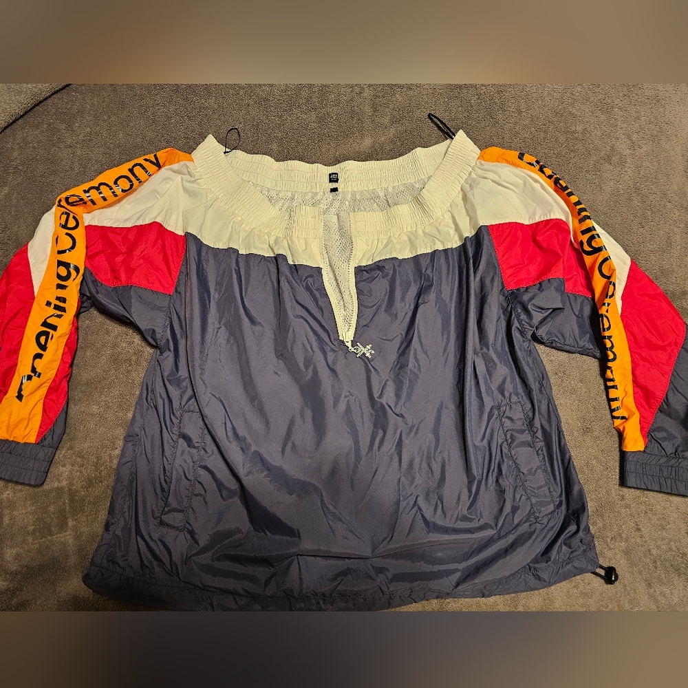 Opening Ceremony Multicolor Windbreaker Top